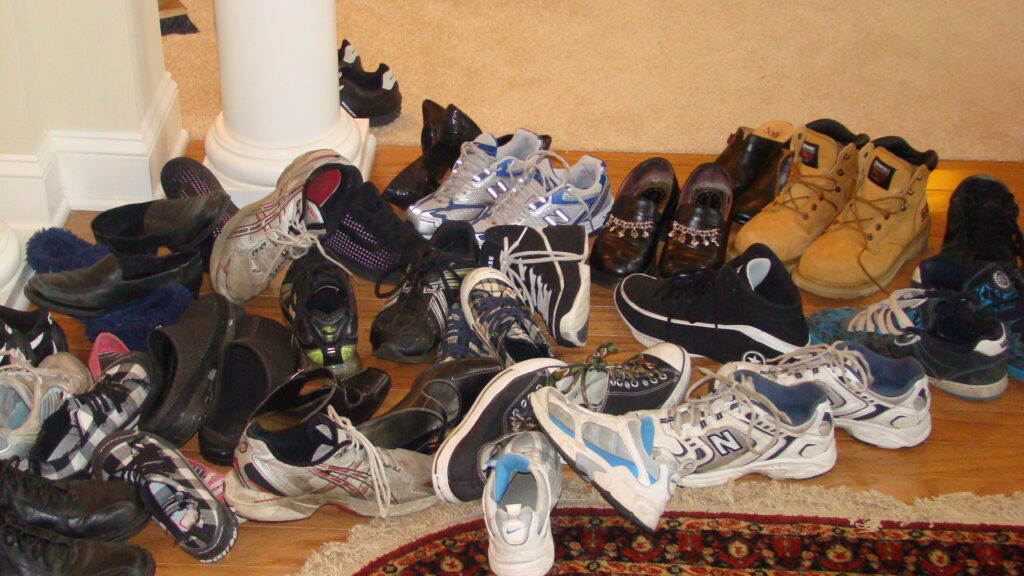 keep carpet clean remove shoes inside
